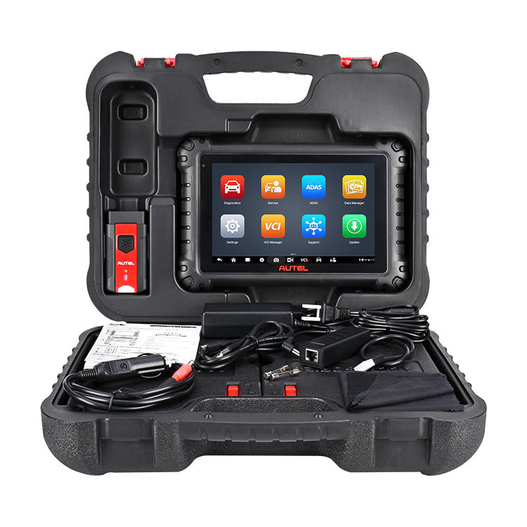 Autel MaxiSYS MS906 Pro ekranas su topologijos schema
