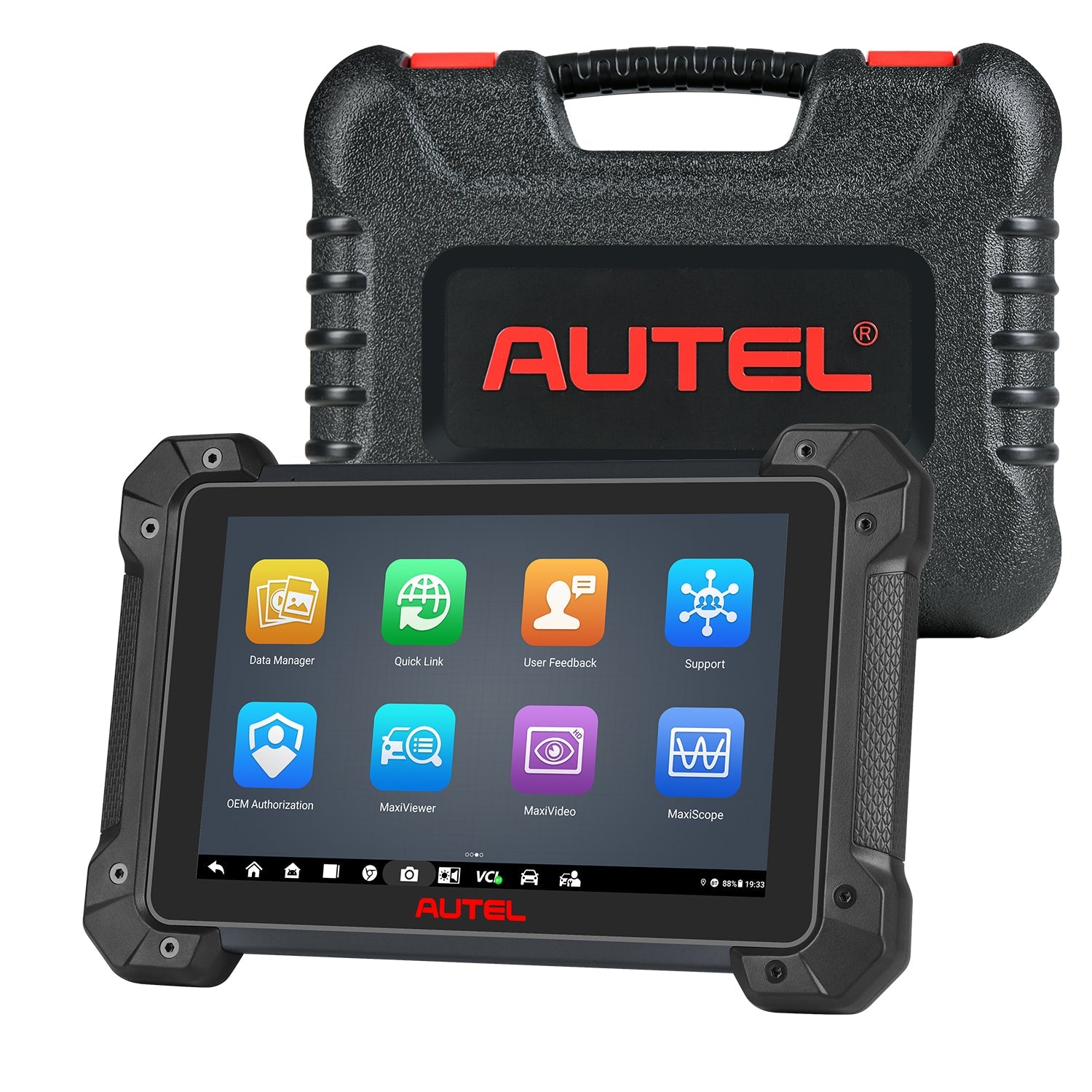 Autel MaxiCOM MK908 II tablet angle view