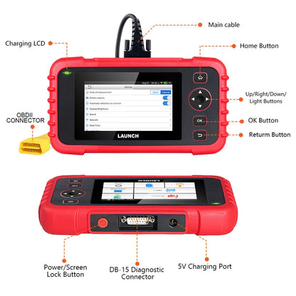 Launch CRP123X diagnostic functions