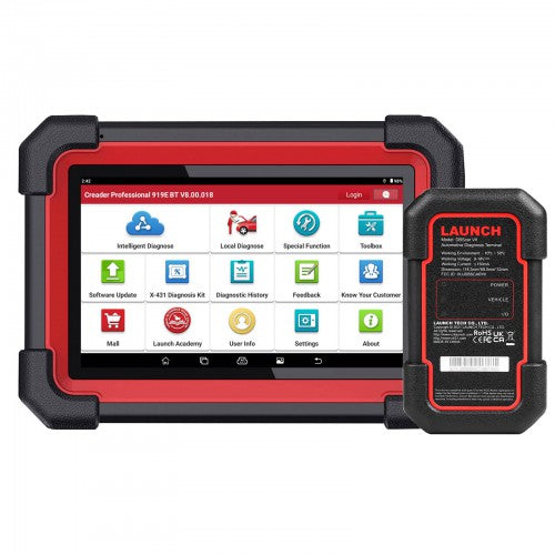 Launch CRP919E BT su Bluetooth VCI adapteriu