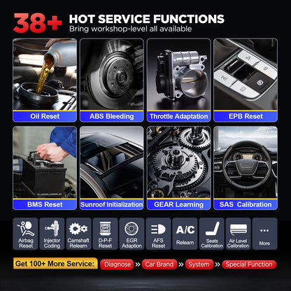 Launch X431 PRO V5.0 service functions