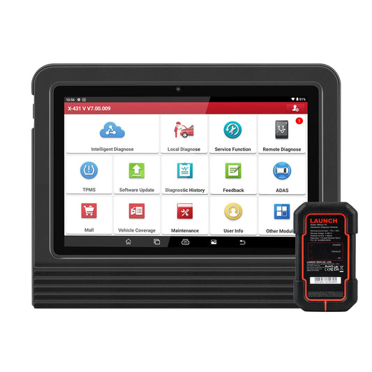 Launch X431 PRO V5.0 diagnostic tablet with DBScar VII wireless connector