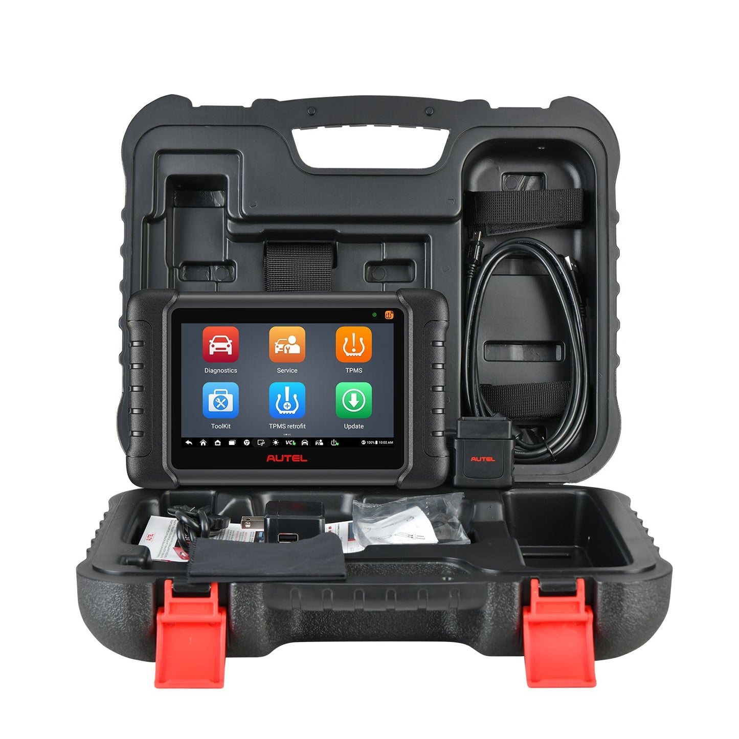 Autel MaxiCOM MX808S-TS ekranas su TPMS funkcijomis