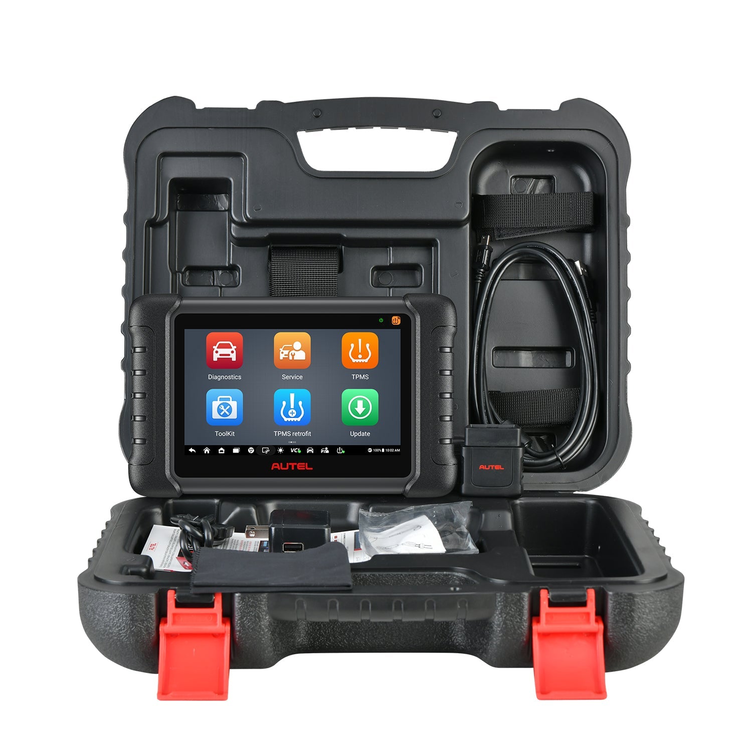 Autel MaxiCOM MX808S-TS ekranas su TPMS funkcijomis