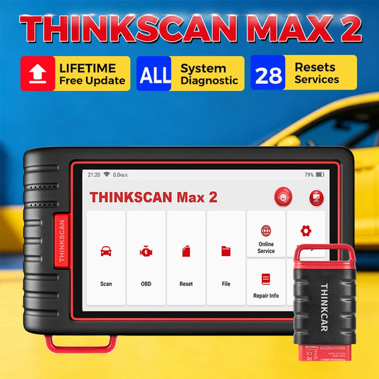 THINKCAR ThinkScan Max 2 diagnostikos prietaisas su VCI