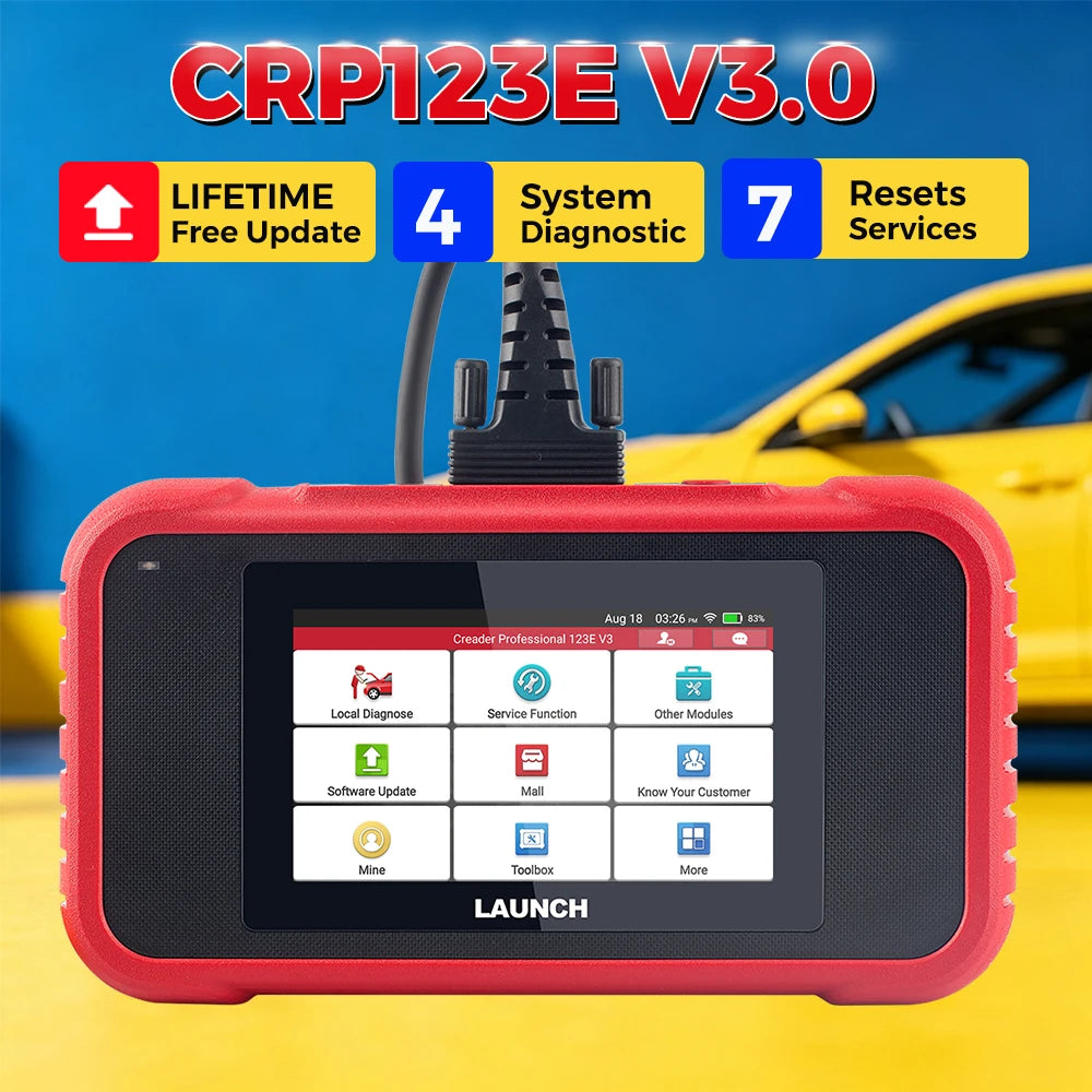 Launch X431 CRP123E V3.0 diagnostikos prietaisas