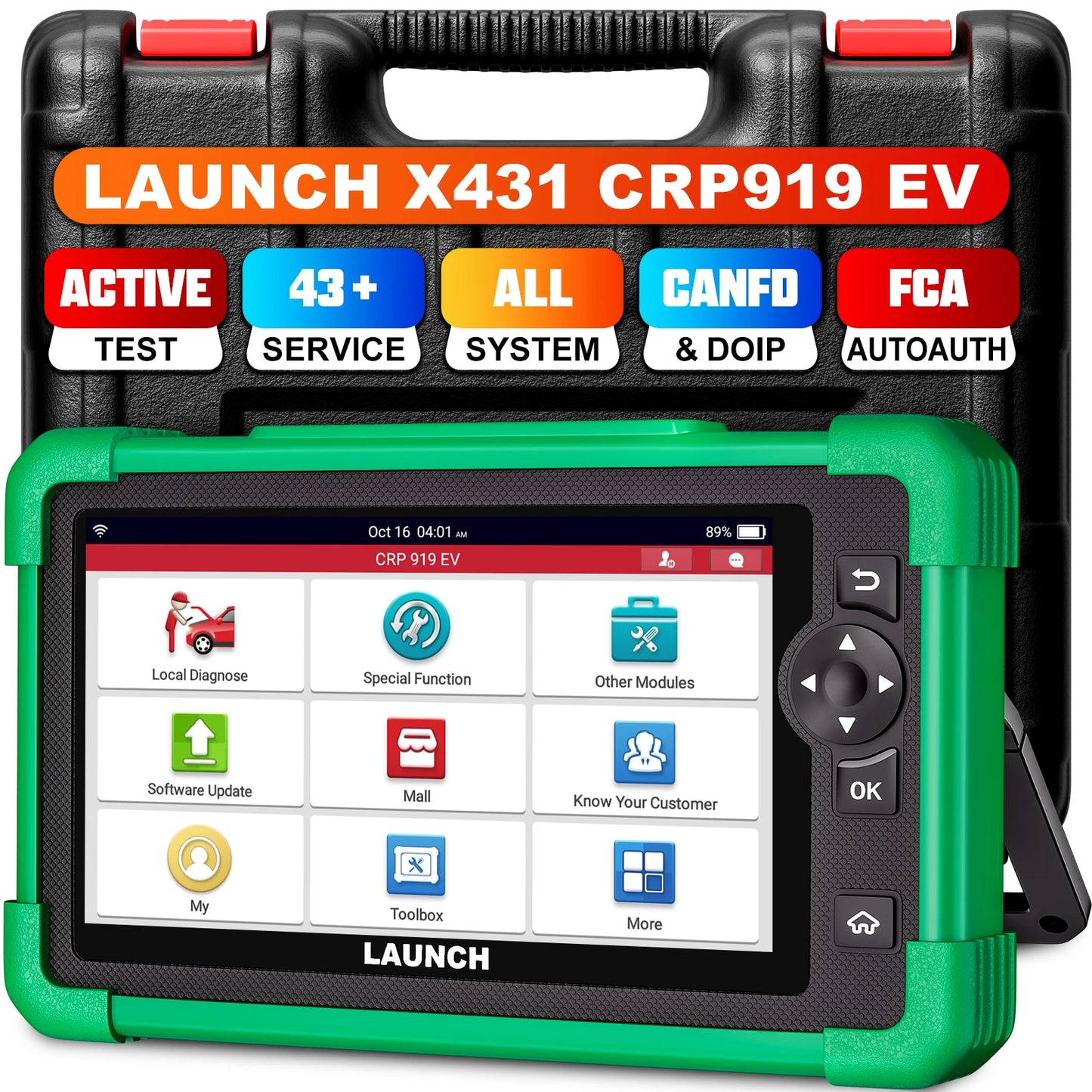 Launch X431 CRP919 New Energy elektromobilių diagnostikos įranga