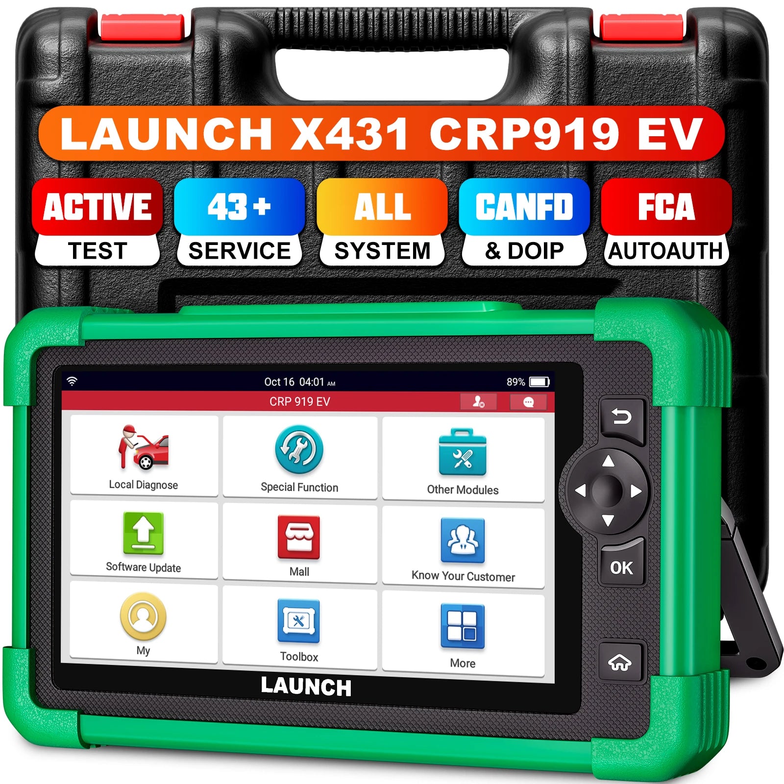 Launch X431 CRP919 New Energy elektromobilių diagnostikos įranga