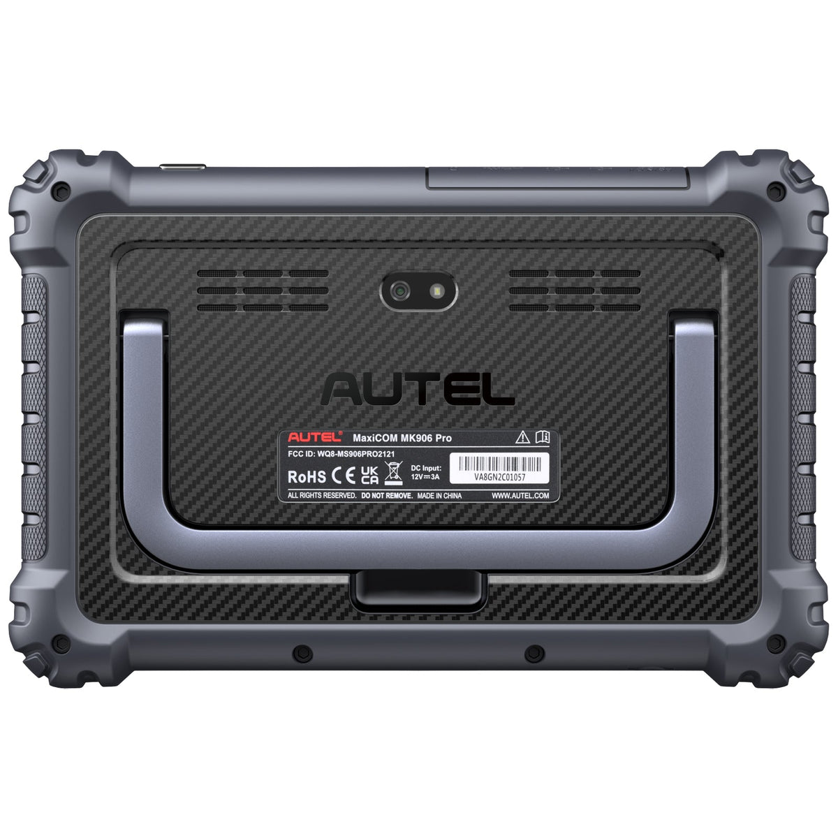 Autel MaxiCOM MK906 Pro tablet rear view