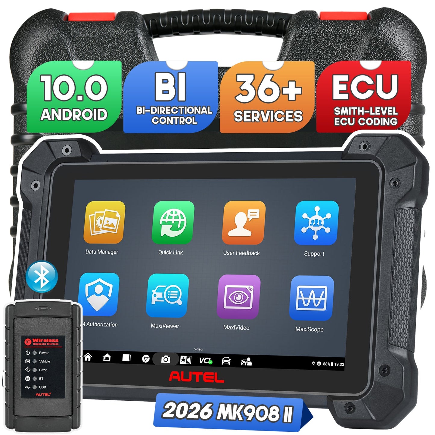 Autel MaxiCOM MK908 II diagnostic tablet