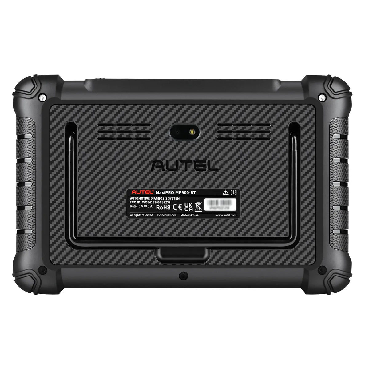 Autel MaxiPRO MP900BT rear of the tablet