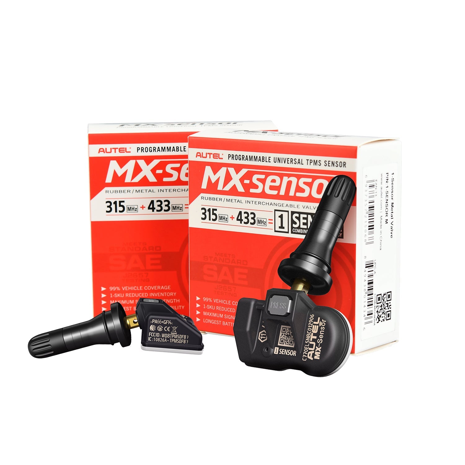 Autel MX-Sensor programmable TPMS sensor set