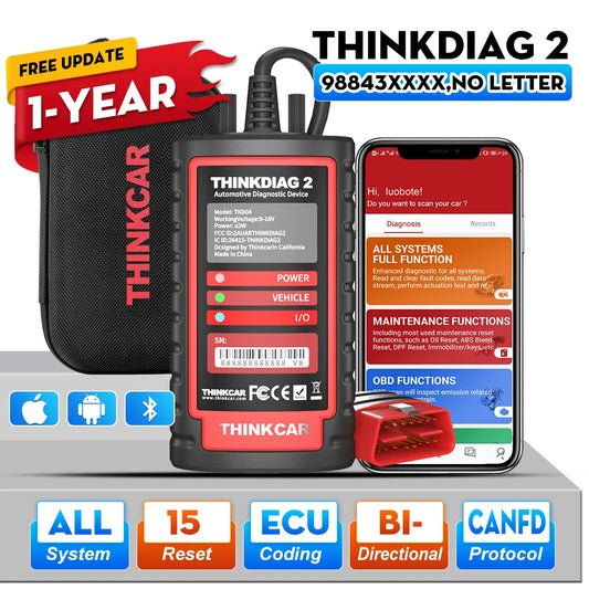 THINKCAR ThinkDiag 2 Bluetooth diagnostikos adapteris
