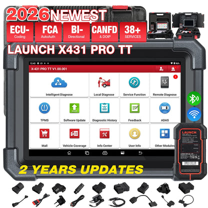 Launch X431 PRO TT 8 colių diagnostikos planšetė