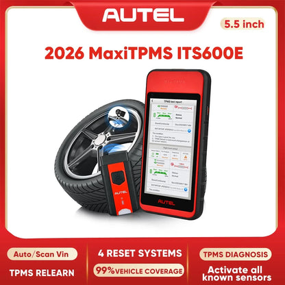 Autel MaxiTPMS ITS600E 5,5 colio ekranas su TPMS patikros ataskaita