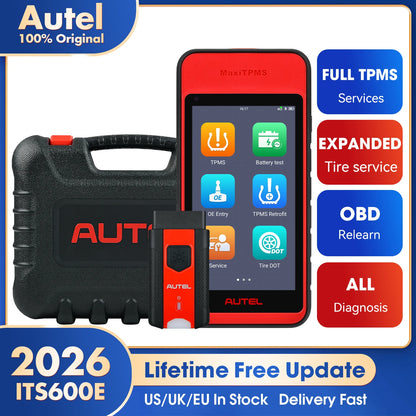 Autel MaxiTPMS ITS600E TPMS ir diagnostikos įranga su VCI moduliu ir dėklu