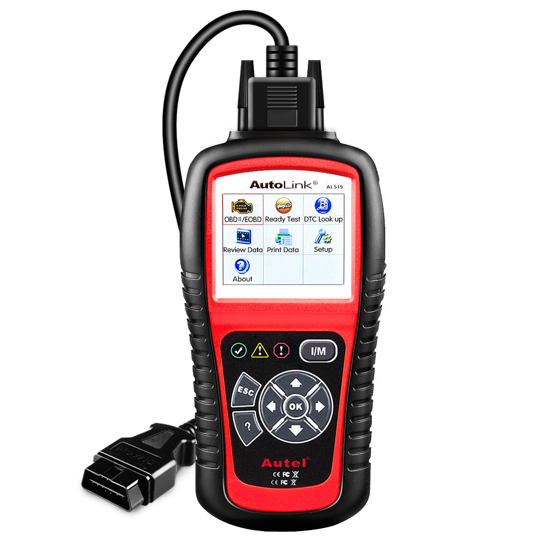 Autel AutoLink AL519 ekranas su gyvais duomenimis