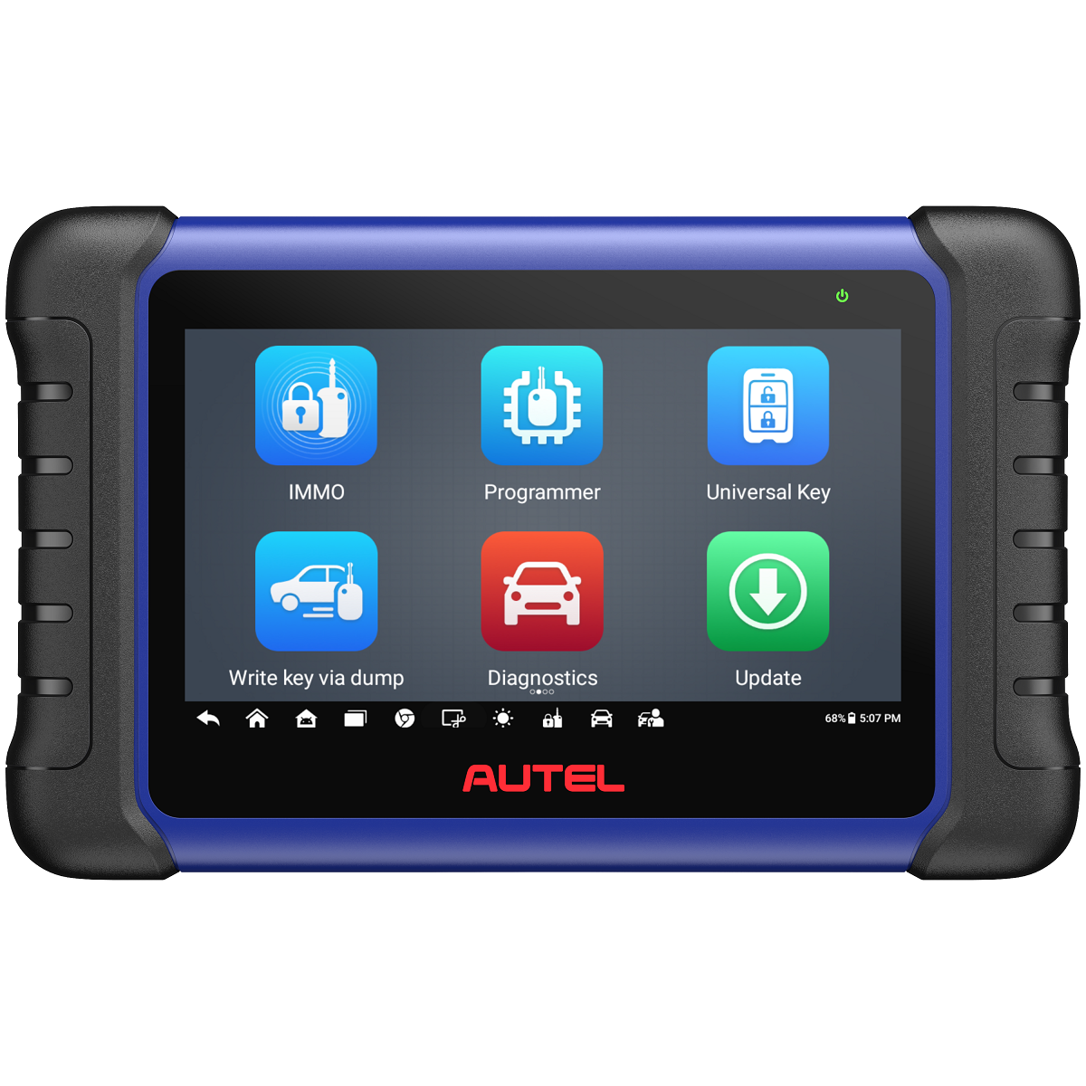 Autel MaxiIM IM508S front view with carry case
