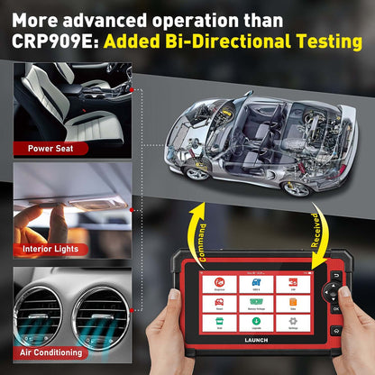 Launch X431 CRP919E CAN FD diagnostic scanner screen