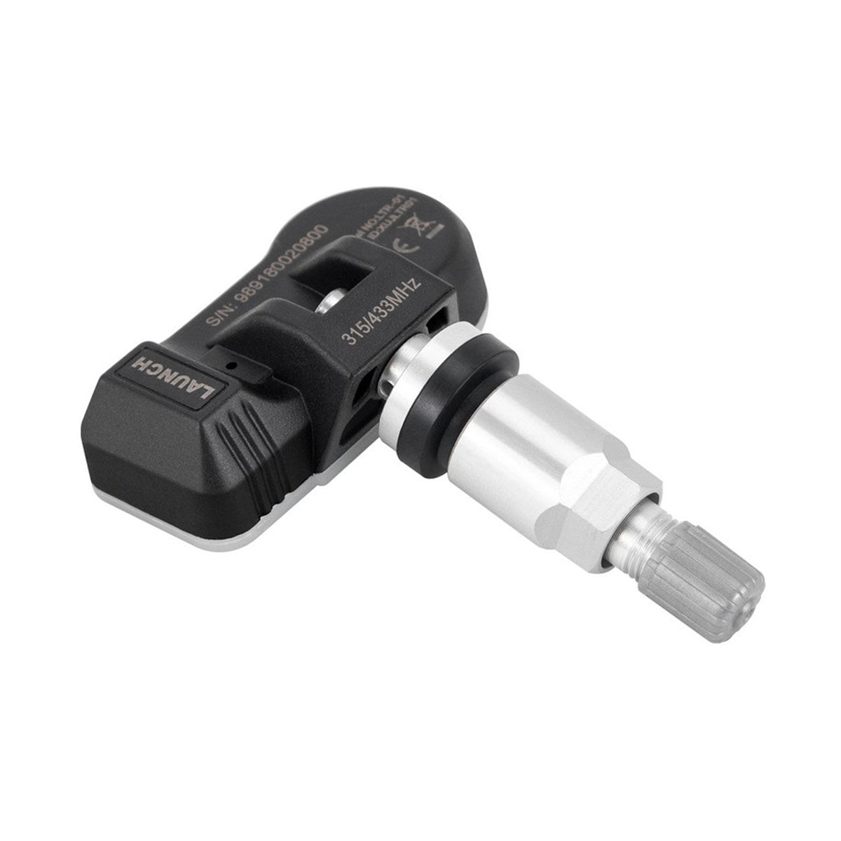 Launch TPMS sensor with metal valve stem, 315/433 MHz