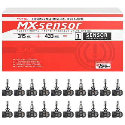 Autel MX-Sensor metal clamp-in valve detail